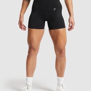 Gymshark Women's Black Athletic Shorts
